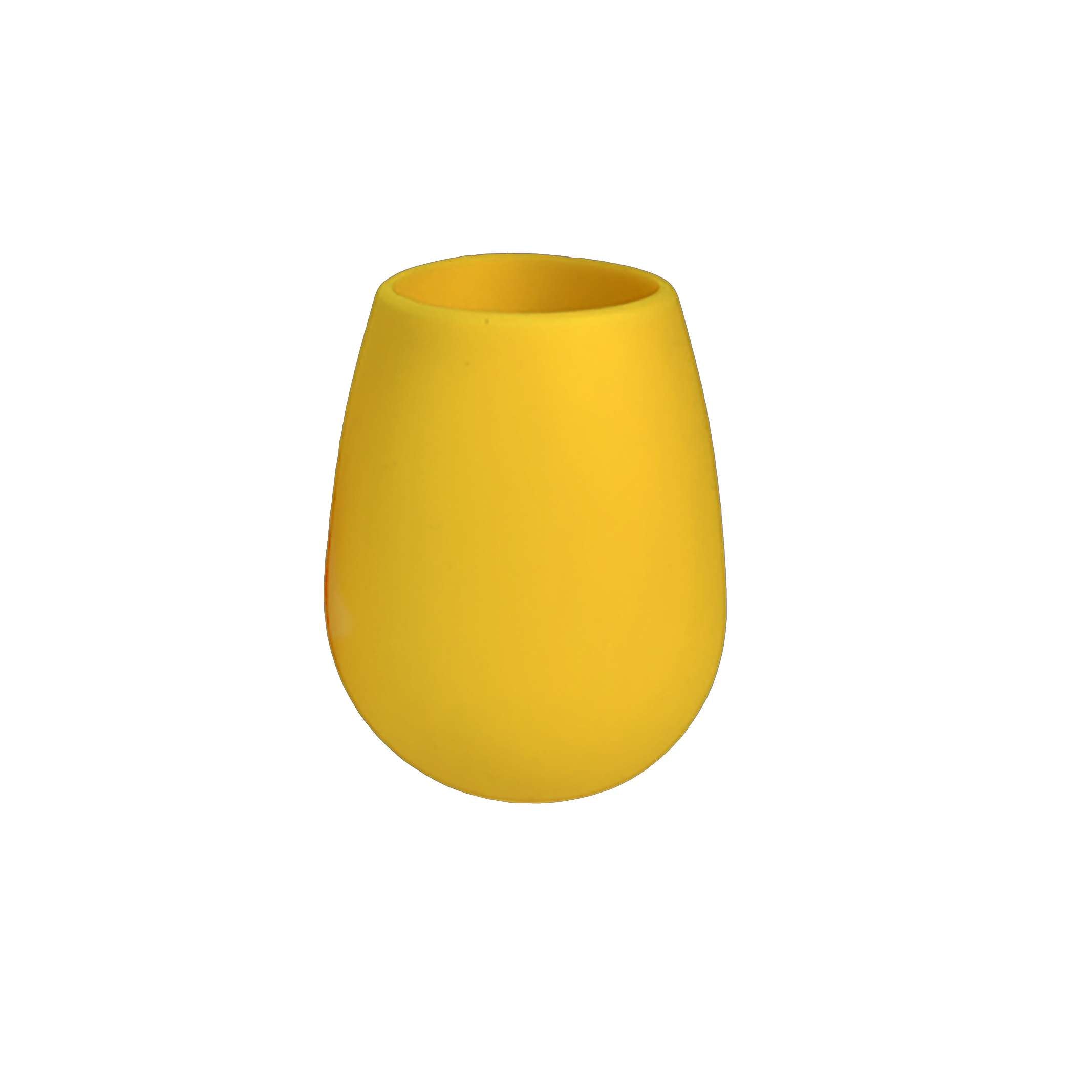 PORTER GREEN – FEGG WATER GLASSES 350ML IN SILICONE - Yellow